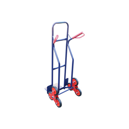 Szállító kocsi lépcsőn, lépcsőn, 6 kerékkel max 150Kg