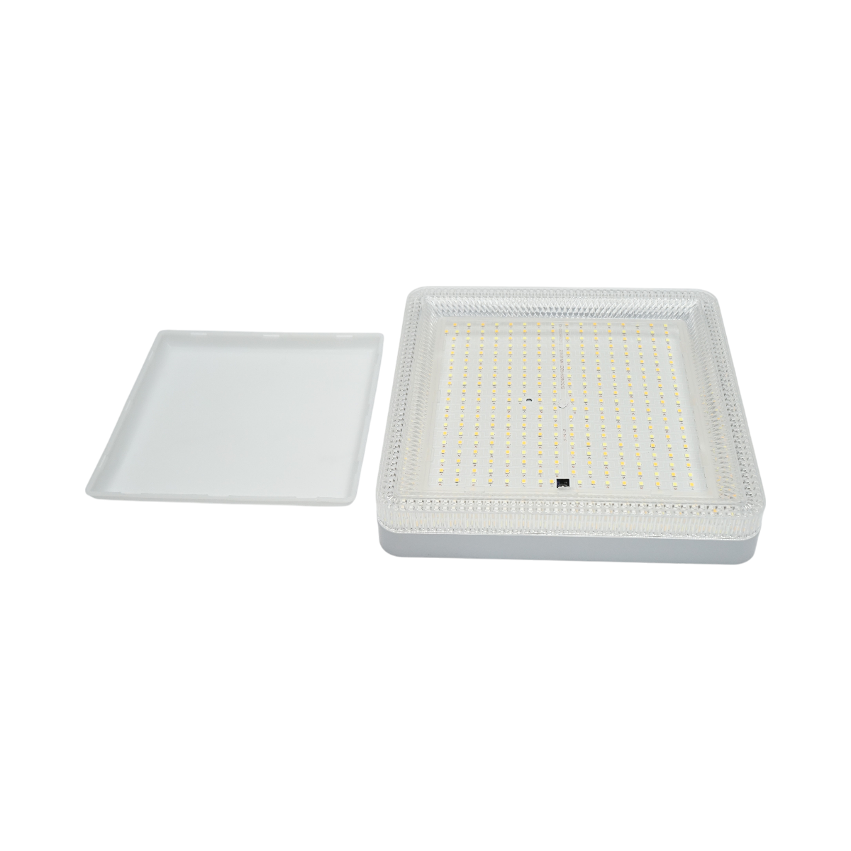 Négyzet alakú LED mennyezeti lámpa 36W, 220V állítható fény 3CCT 3000K/4000K/6500K 230x230x40mm IP20
