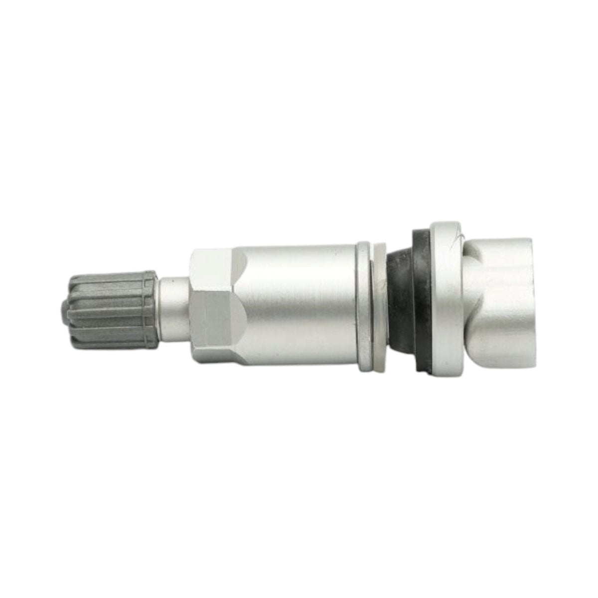 Ezüst színű tömlőnélküli gumiszelep, 54 mm, TPMS-01 szenzorhoz kompatibilis