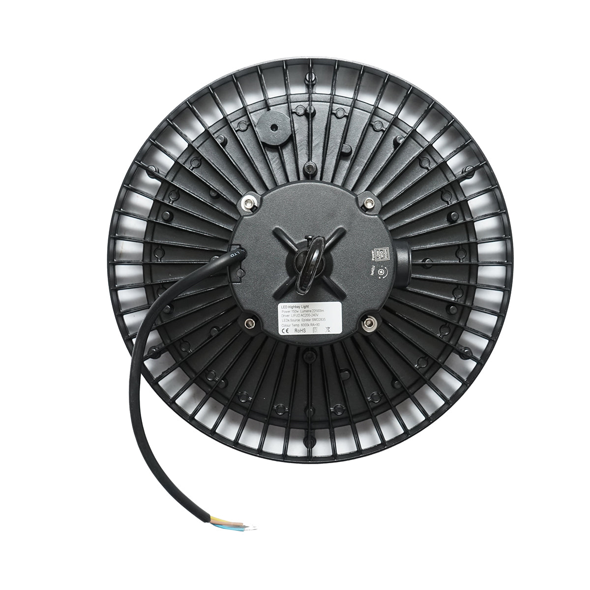 Ipari LED High-Bay lámpa High-Bay 150W, 220V, 6000K, 22500lm csarnokok, raktárak 330x140mm Breckner Germany