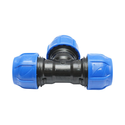 Egyenletes tömörítő cső D40x40x40mm PN16, öntözőrendszerekhez