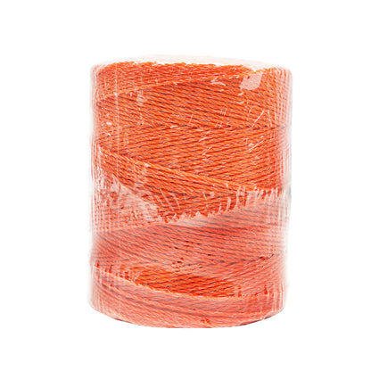 Narancssárga huzal tekercs 2mm legyen 2mm fém betét 3x0.15mm SS, ellenállás 16Ohm/m, 500m elektromos kerítés Thor