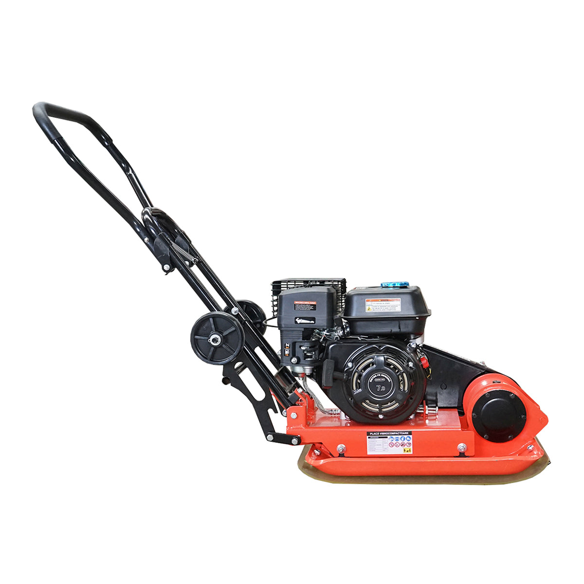 C90-B lemeztömörítő 540x420mm munkaterülettel, szabványos euro 5 motor, 196CC/6.5CP, 5500 fordulat/perc 80Kg Breckner Germany