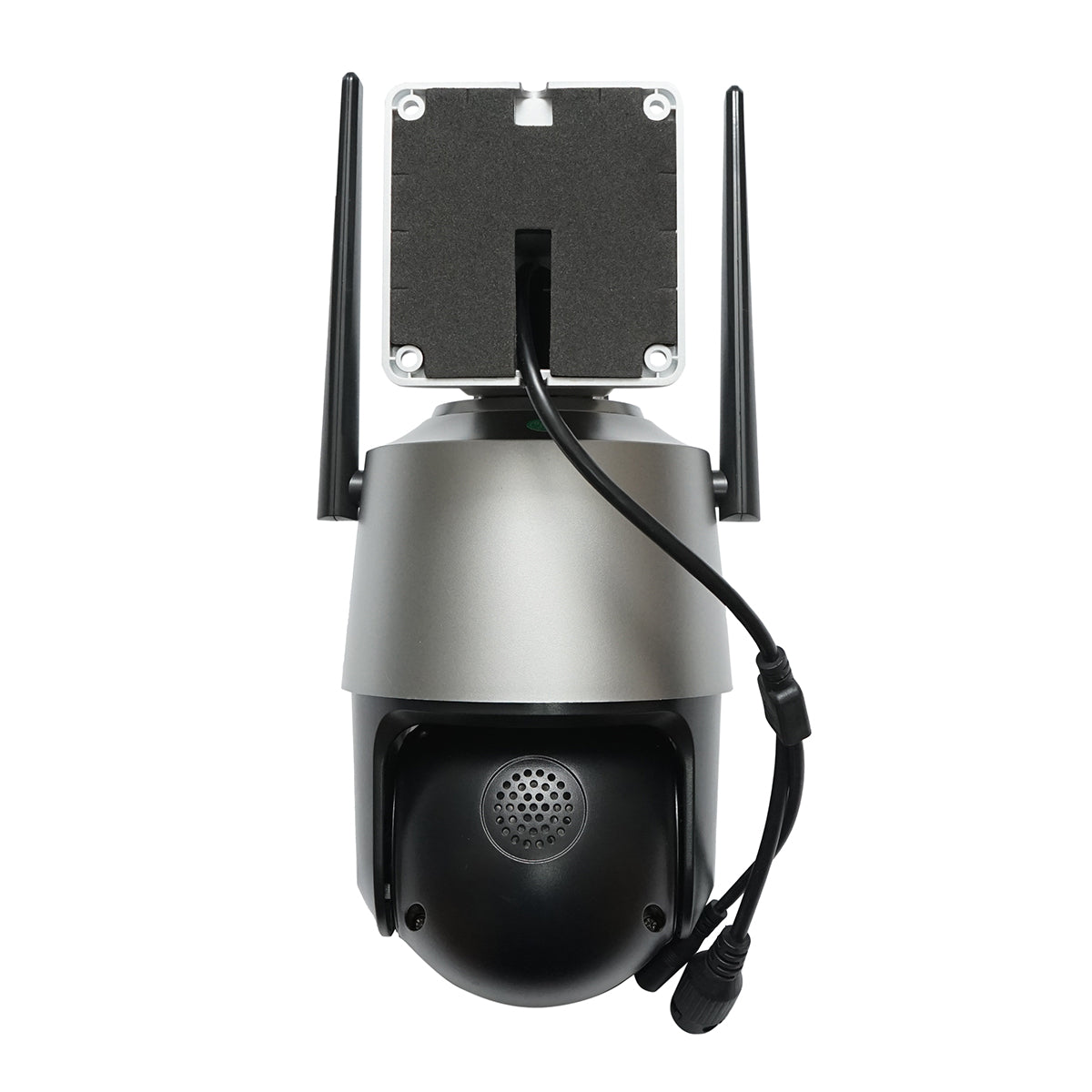 6 MP-es kettős objektíves megfigyelő kamera, P2P WIFI 2.4G, 360 fokos PTZ forgatás mozgásérzékelővel, szirénával, emberérzékeléssel és iCSee alkalmazással.