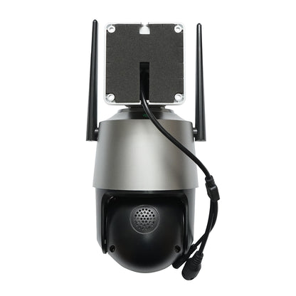 6 MP-es kettős objektíves megfigyelő kamera, P2P WIFI 2.4G, 360 fokos PTZ forgatás mozgásérzékelővel, szirénával, emberérzékeléssel és iCSee alkalmazással.