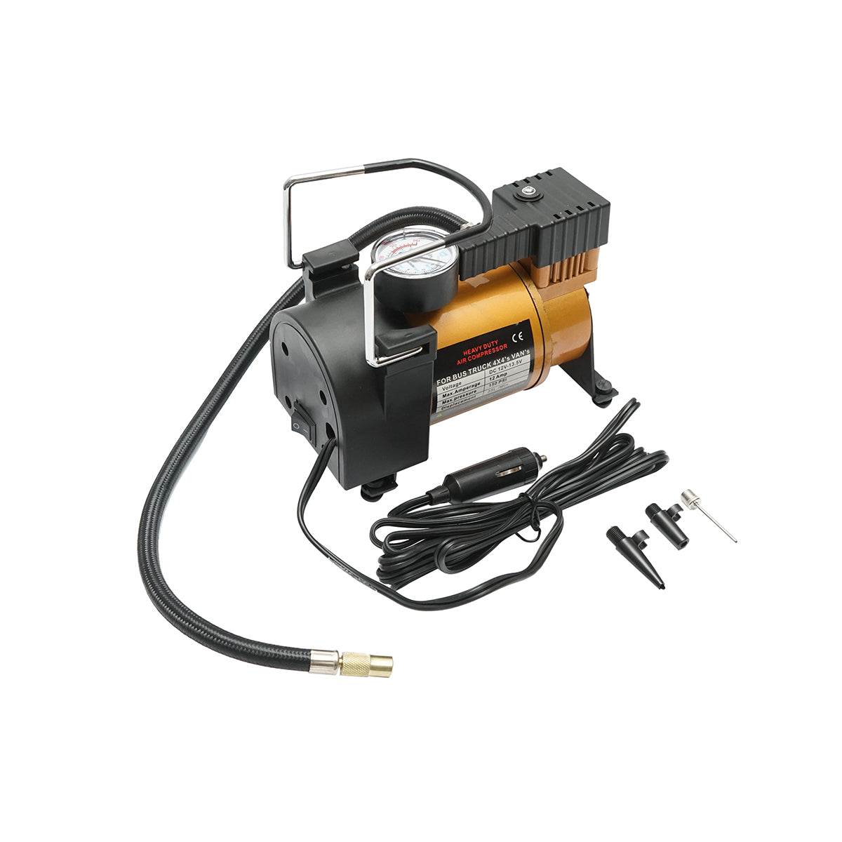 Autókompresszor 12V/10A maximális nyomás 6,9 Bar. Breckner Germany