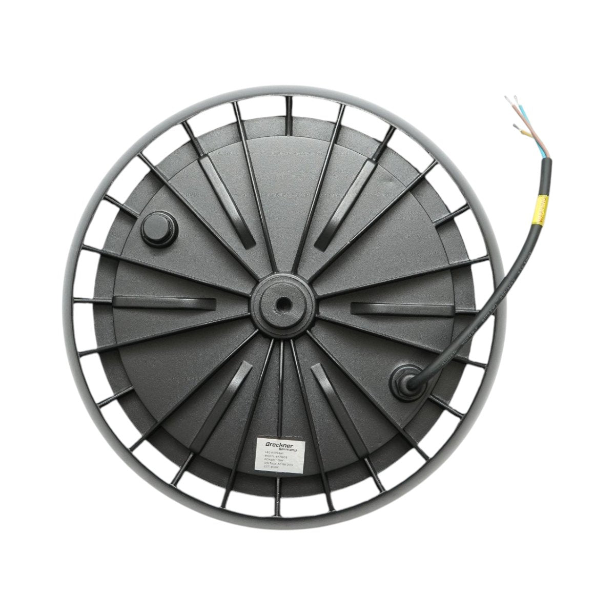 Ipari LED UFO High-Bay lámpa 100W, 100-265V, 6500K, 12000lm csarnokokhoz, raktárakhoz 290x32mm IP65 Breckner Germany