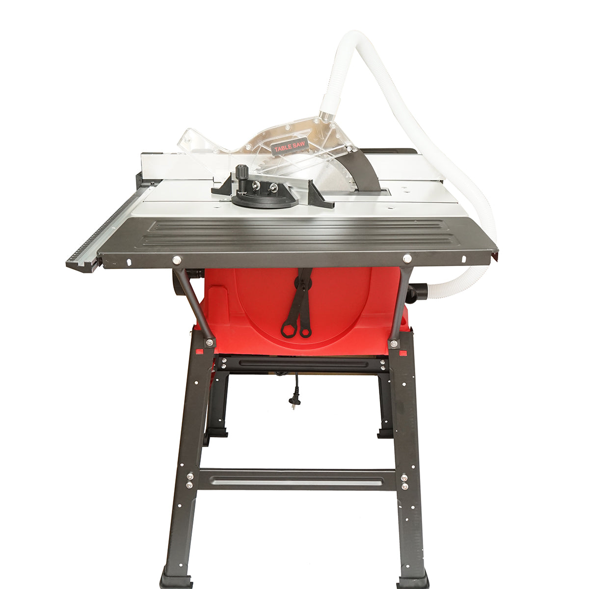 Körfűrész asztallal 1800 W, 220 V, 254 mm-es tárcsa, 0–45° vágási szög, 4500 fordulat/perc, 645 x 940 mm