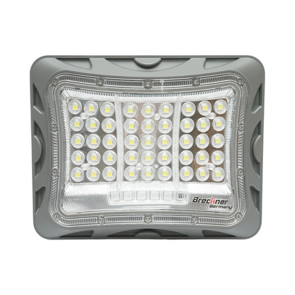 Lampa LED 6500K cu panou solar 10W, baterie LifePO4 3.2V/5000mAh si telecomanda IP65 Breckner Germany