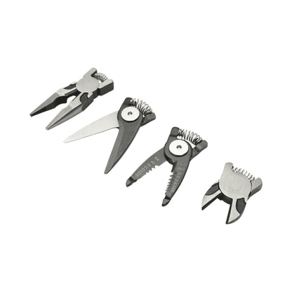5 az 1-ben multifunkciós készlet ollóval, patent fogóval, vágás, krimpelés, krimpelés, krimpelés, krimpelés, kábelcsupaszítás