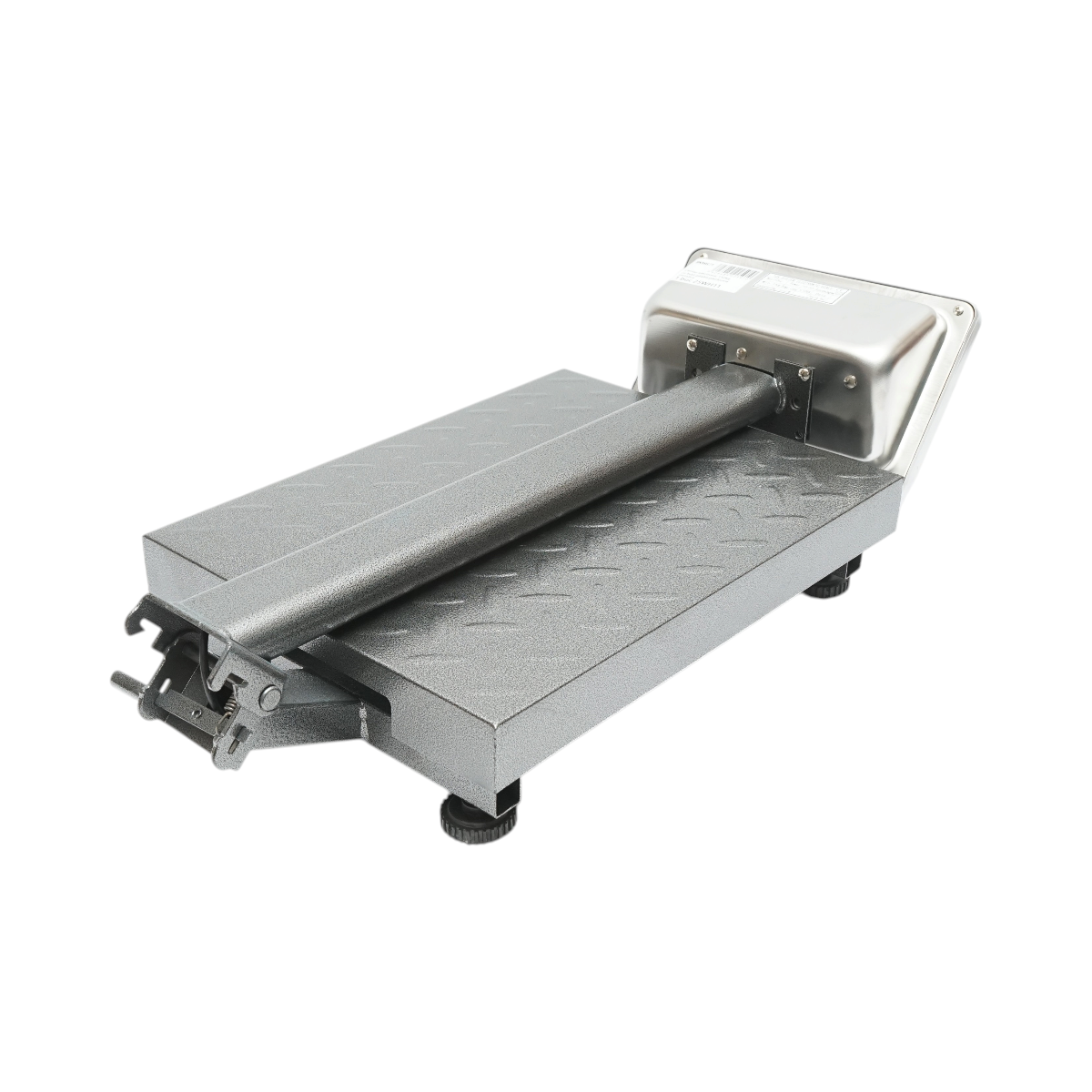Elektronikus padlómérleg 150kg platformtípus 400x300mm összecsukható karral, LCD kijelző Breckner Germany