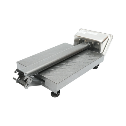 Elektronikus padlómérleg 150kg platformtípus 400x300mm összecsukható karral, LCD kijelző Breckner Germany