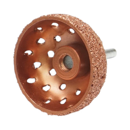 Polírozó sapka gumiabroncsokhoz 50mm, 36-os szemcseméret, 3/8 inch szár