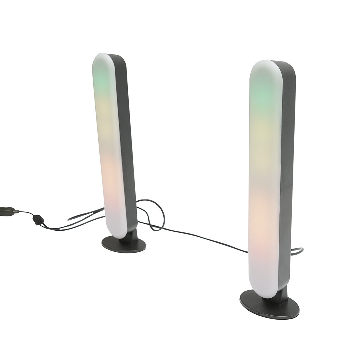 5W-os dimmelhető LED RGB 5W-os LED dekorációs lámpák készlete, hangvezérlés, zenei üzemmód, dinamikus, statikus, távirányítóval, bluetooth, Raingel alkalmazással.