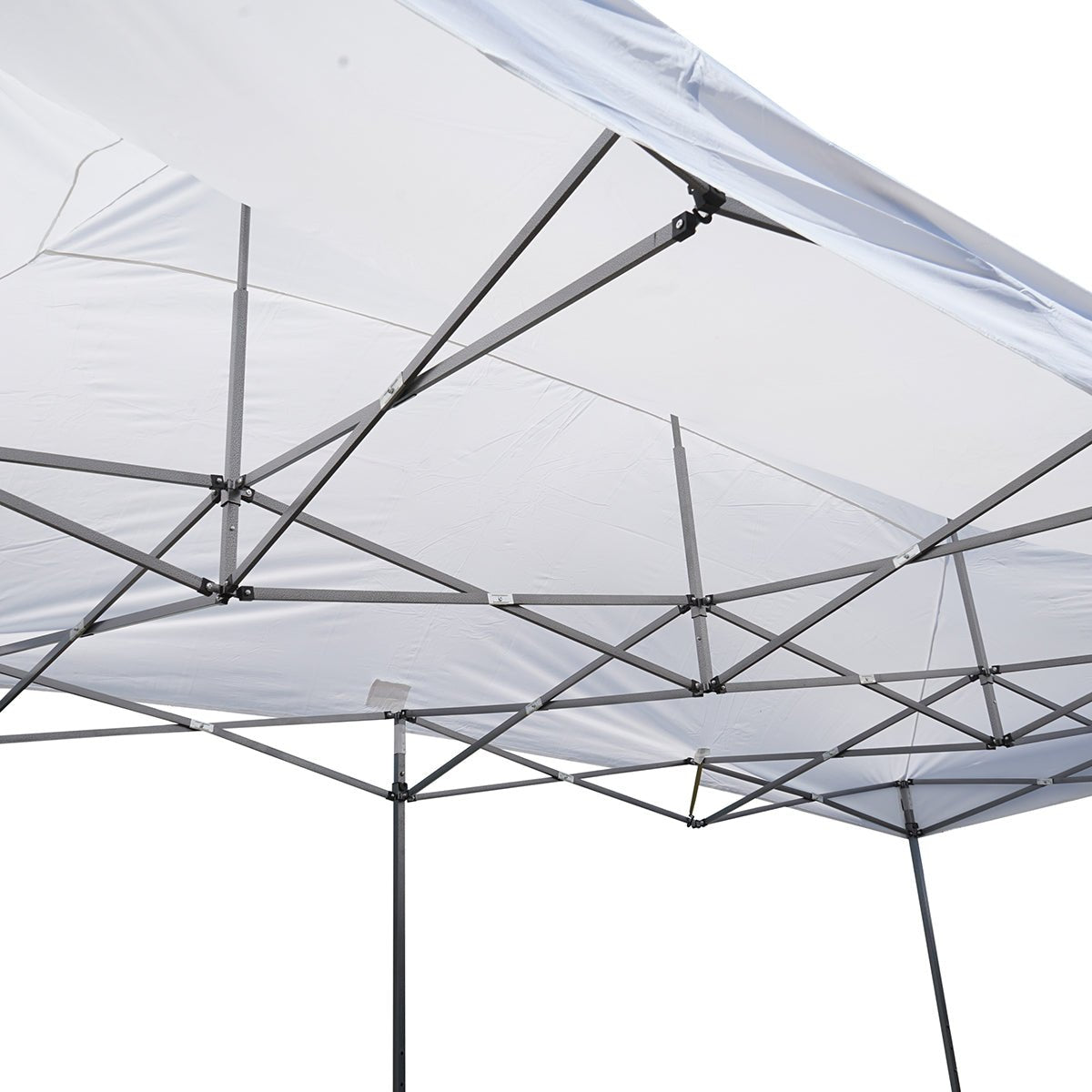 3m x 6m fehér zászlós sátor, állítható magasságú, összecsukható Breckner Germany
