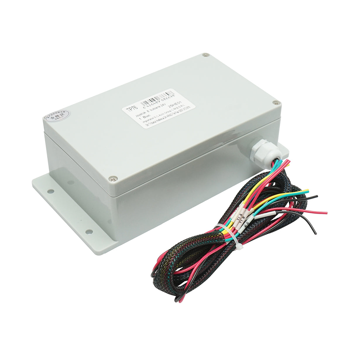 8-gombos elektromos joystick 24V-os vezérlési móddal