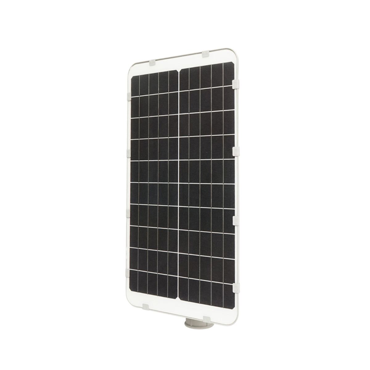 Napelemes LED-es közvilágítási lámpa 180W, 6500K, IP65, napelemmel, mozgásérzékelővel és oszlopra szerelhető Breckner Germany