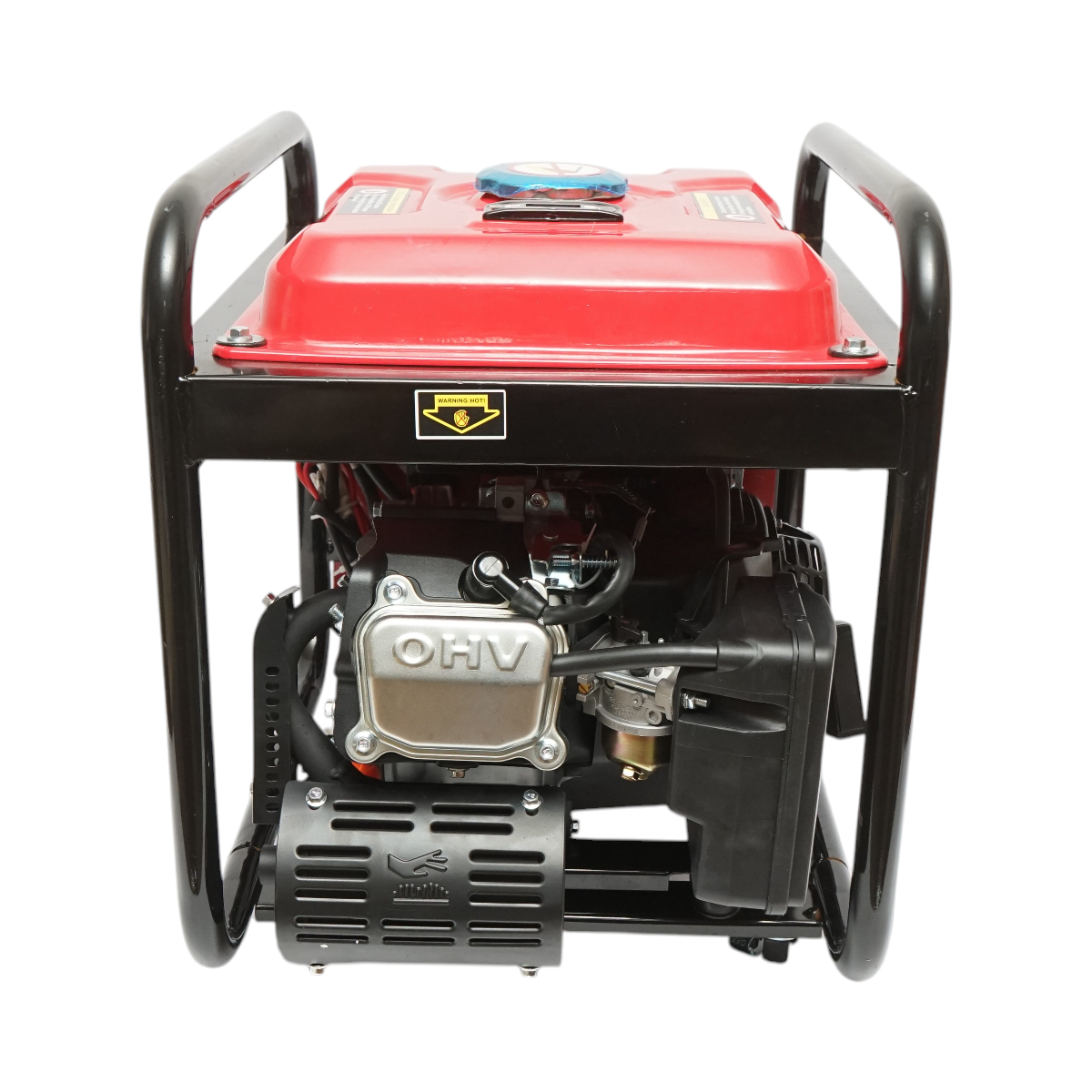 Hegesztőgép 160A elektromos generátorral 5KW/220V, 13 LE benzinmotorral, kézi indítással Breckner Germany