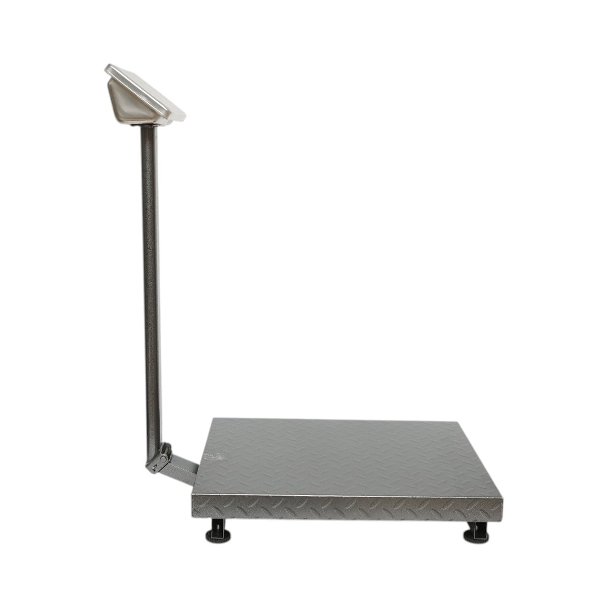 700kg-os elektronikus padlómérleg platformtípus 600x450mm összecsukható karral, LCD kijelző