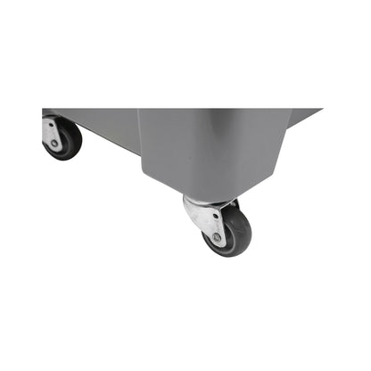 Tároló doboz mega, moduláris, szürke, kerekekkel 530x330x395mm Breckner Germany