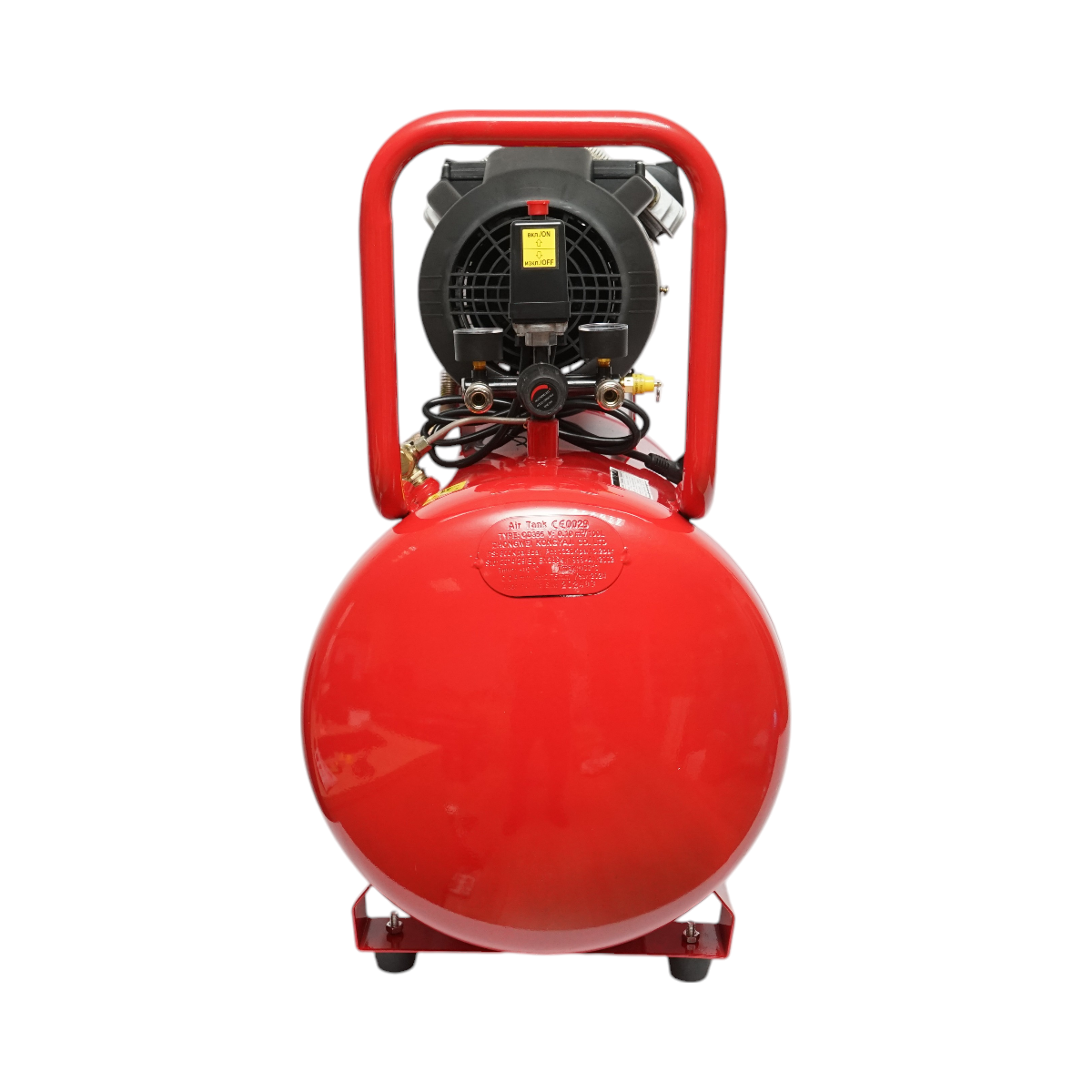 100L légkompresszor, 2 hengeres V motor 2,2KW/2CP, maximális nyomás 8 bar, szívólevegő térfogat 370 L/min THOR
