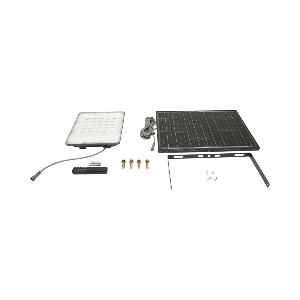 Breckner Germany 400W LED reflektor, 6500K bifaciális 40W napelem panellel, 20000mAh akkumulátor és távirányító IP66