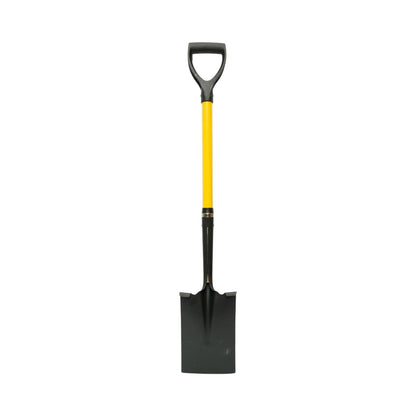 Crownman egyenes acél lapát 175x285x1020mm, üvegszál nyél D fogantyúval
