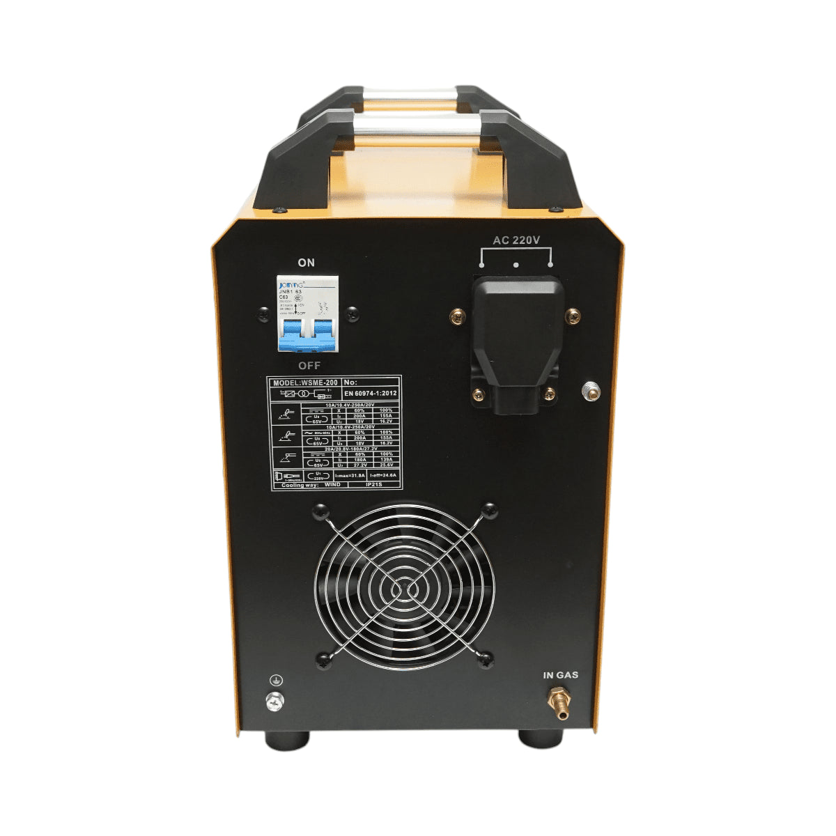 250A TIG Pulse AC/DC, MMA 220V TIG Pulse inverteres hegesztőgép fejlett funkciókkal, digitális kijelzővel WSME-200 Breckner Germany