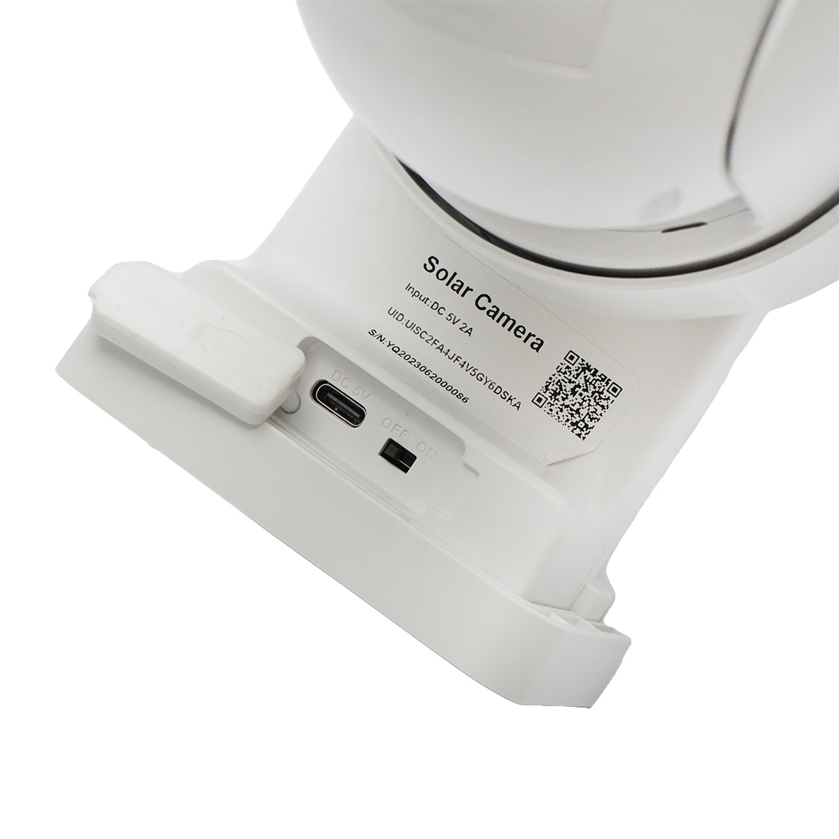 Felügyeleti kamera 4MP, WIFI forgó napelemmel 5W, PTZ, 1080P, UBOX