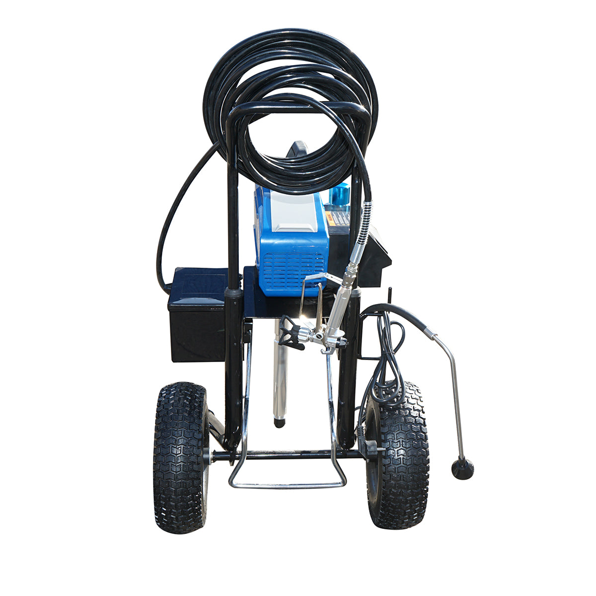Professzionális airless festékszóró szivattyú dugattyúval és kefe nélküli motorral 1,3 kW, 220 V, áramlási sebesség 2,4 L/min, fúvóka 517, maximális nyomás 227 bar M24H