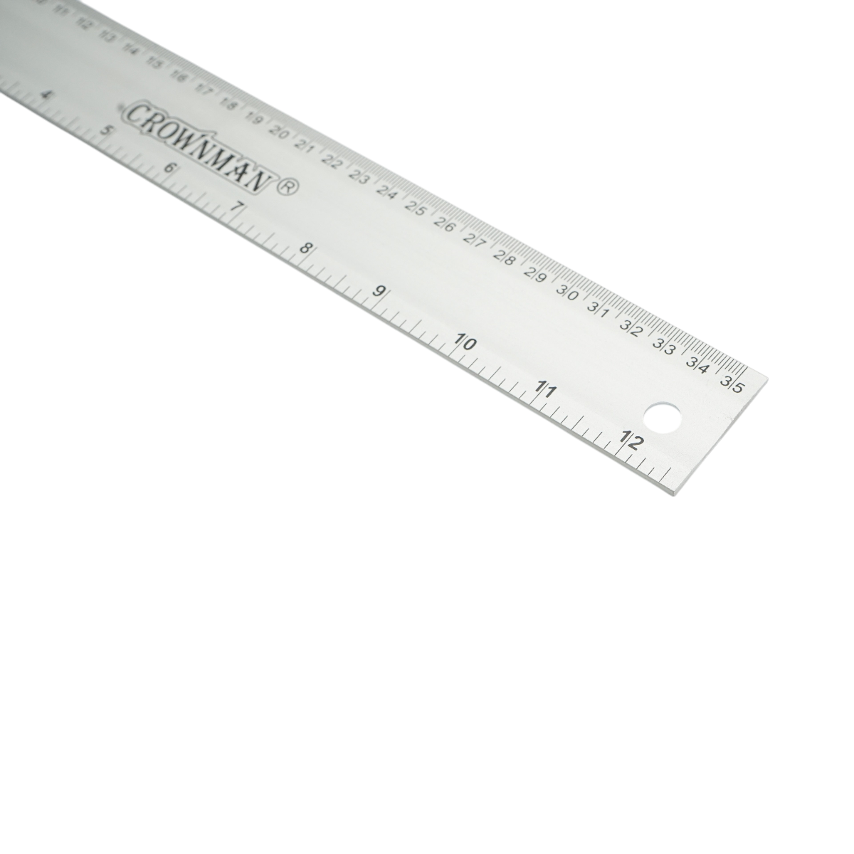 Echer professzionális szintező asztalos 350mm/14 inch, alumínium fogantyú, rozsdamentes acél vonalzó Crownman