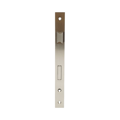 Beépített ajtózár nyelvvel 43x174mm, előlap 23x240mm, szatén nikkel, csavarok mellékelve