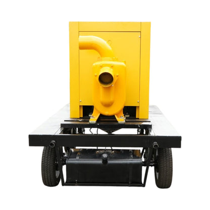 Motopompa agricola diesel pentru ape murdare 39CP, 6 toli autoamorsanta, debit 200 m3/h pe remorca tractabila KONIG TRAKTOREN