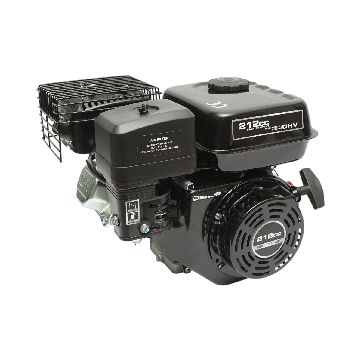 7 LE benzinmotor 212cc OHV 170F, 4 ütemű BK98058, 98TH058 árokásó géphez