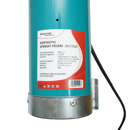 Mechanikus ágyú gázrobbanással madárriasztásra 150x970x520mm