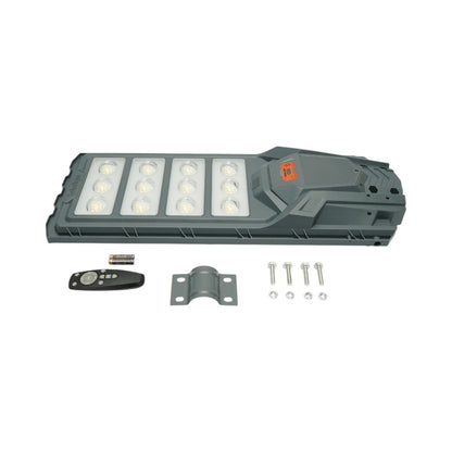 Napelemes LED közvilágítási lámpa 500W 25W-os napelem panellel, 20000mAh akkumulátor, mozgásérzékelő, távirányító, oszlopra szerelhető IP65 Breckner Germany