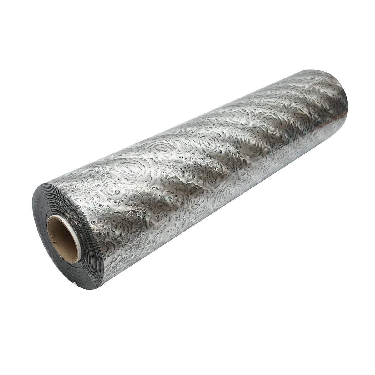Asztalvédő fólia átlátszó PVC szilikonozott 100cm, vastagság 1.2mm, Trandafiri minta 20m/tekercs Breckner Germany