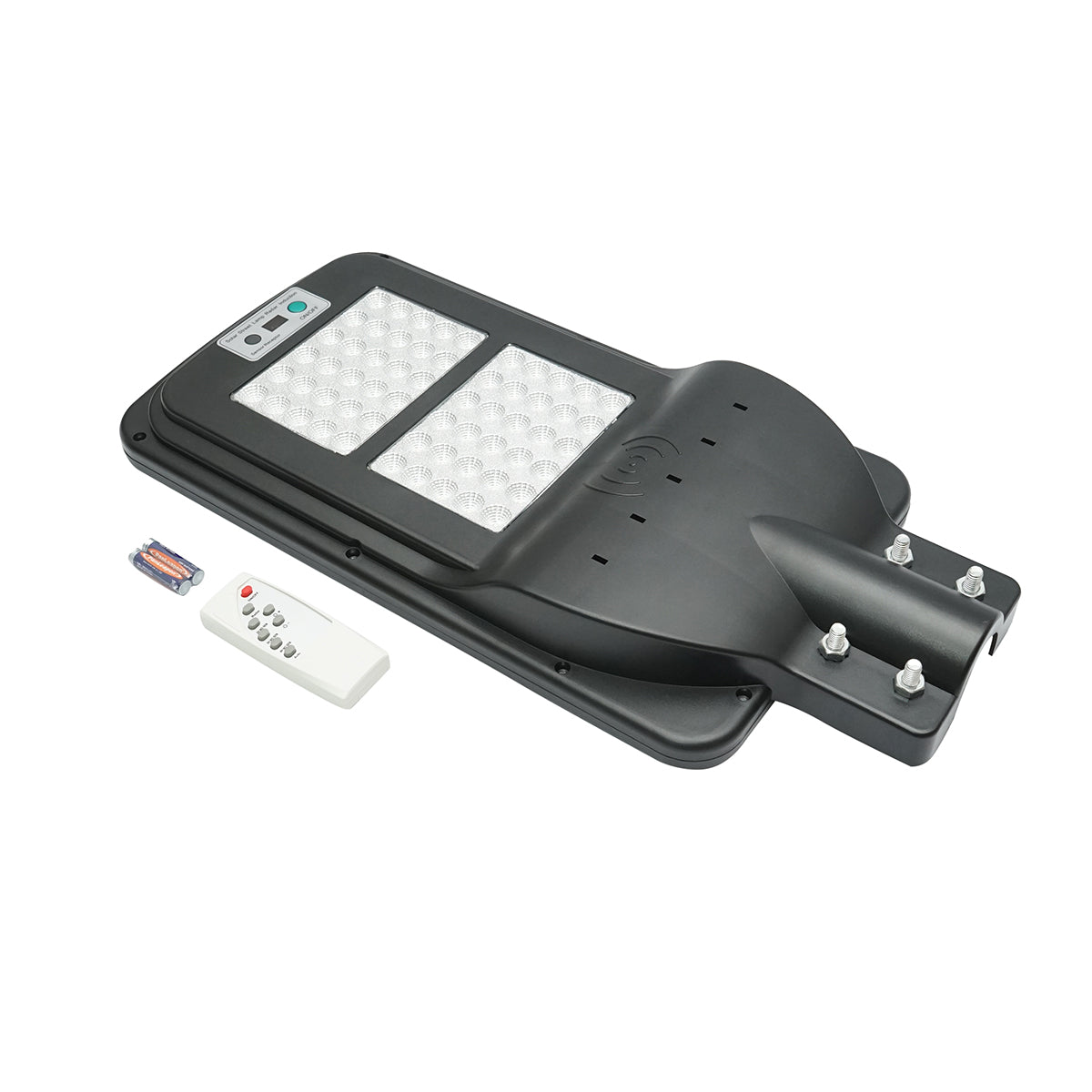 Napelemes LED utcai lámpa 60W, 6500K napelemmel, mozgásérzékelővel és IP65 oszlopra szerelhető Breckner Germany