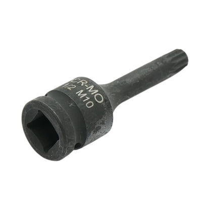 Breckner Germany M10 Spline ütő bitdugókulcs 78mm, 1/2 inch négyzet Cr-Mo