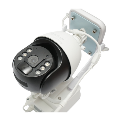 2 MP 1080P megfigyelő kamera, 4G, WIFI 2,4 GHz, 4,3 W-os napelemmel, 21700 akkumulátorral, 360 fokos PTZ, emberi PIR érzékelés, intelligens IR éjjellátó és Ubox alkalmazás.