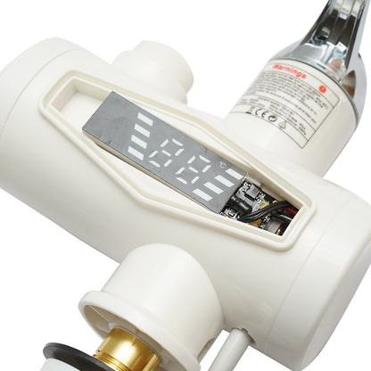 Elektromos azonnali meleg vízfűtő digitális kijelzővel 3000W, 220V, 35-55 fok IPX4