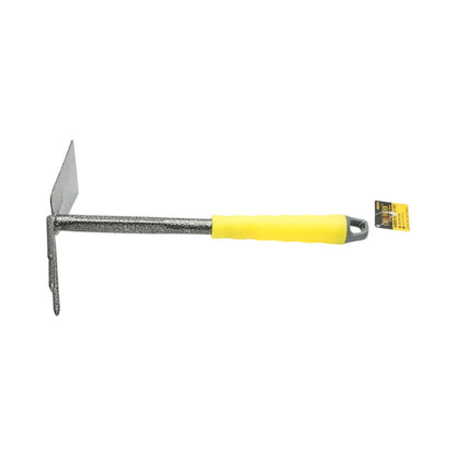 Crownman kétélű kerti kaparó rozsdamentes acélból 180x300mm, ergonomikus PP nyéllel