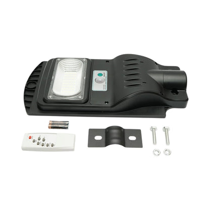 Napelemes LED közvilágítási lámpa 50W 8W-os napelem panellel, 4000mAh akkumulátor, mozgásérzékelő, távirányító, oszlopra szerelhető IP65 Breckner Germany
