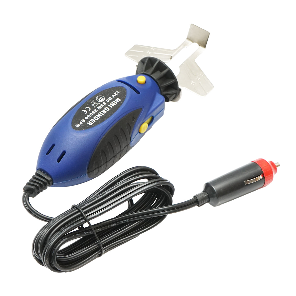Hordozható elektromos szerszám 12V, 55W, 25000 RPM láncfűrészláncok élezéséhez