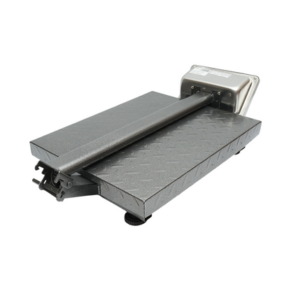 Elektronikus padlómérleg 350kg platformtípus 500x400mm összecsukható karral, LCD kijelző Breckner Germany