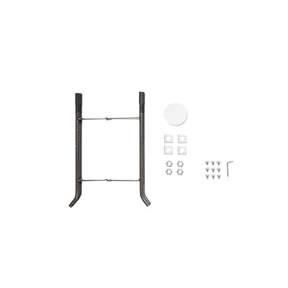 4m-es acél világítóoszlop beton szerelőkarimával Breckner Germany