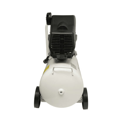 50 literes légkompresszor, motor teljesítménye 1,9 kW/2,5 LE, maximális nyomás 8 bar, levegőbeömlési térfogat 185 l/perc Breckner Germany