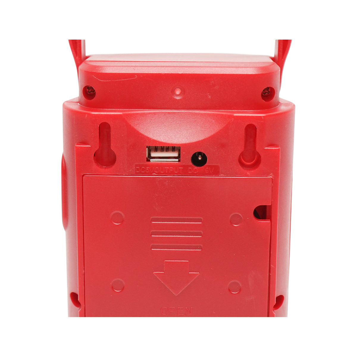 Lámpa, hordozható LED munkalámpa 6V 4Ah akkumulátorral, USB, 100x95x200mm FELINAR
