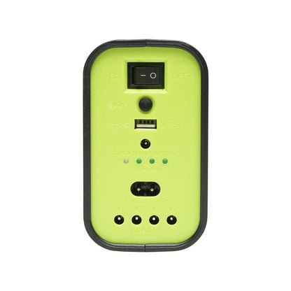 Hordozható LED világító készlet 3 izzóval / projektorral, napelemmel és akkumulátorral 6V, 4.5Ah horgászáshoz, kempingezéshez GD-12