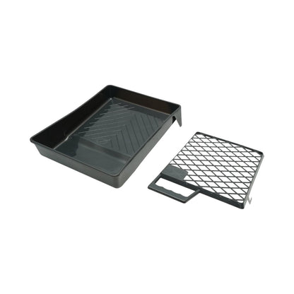 Festés és meszelés szett poliészter trafaretekkel 10cm, 25cm, 4 ecset, spatula, keverő, festéktálca, rács, védőfólia, vágó 15 részes Breckner Germany